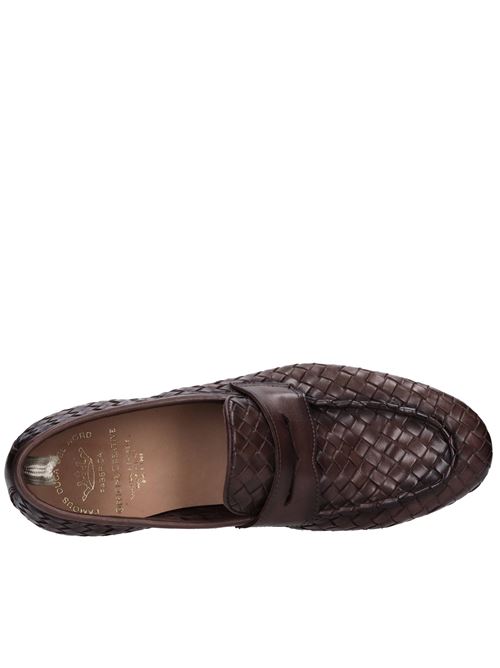 Mocassini in pelle intrecciata OFFICINE CREATIVE | BARONA/003T.MORO